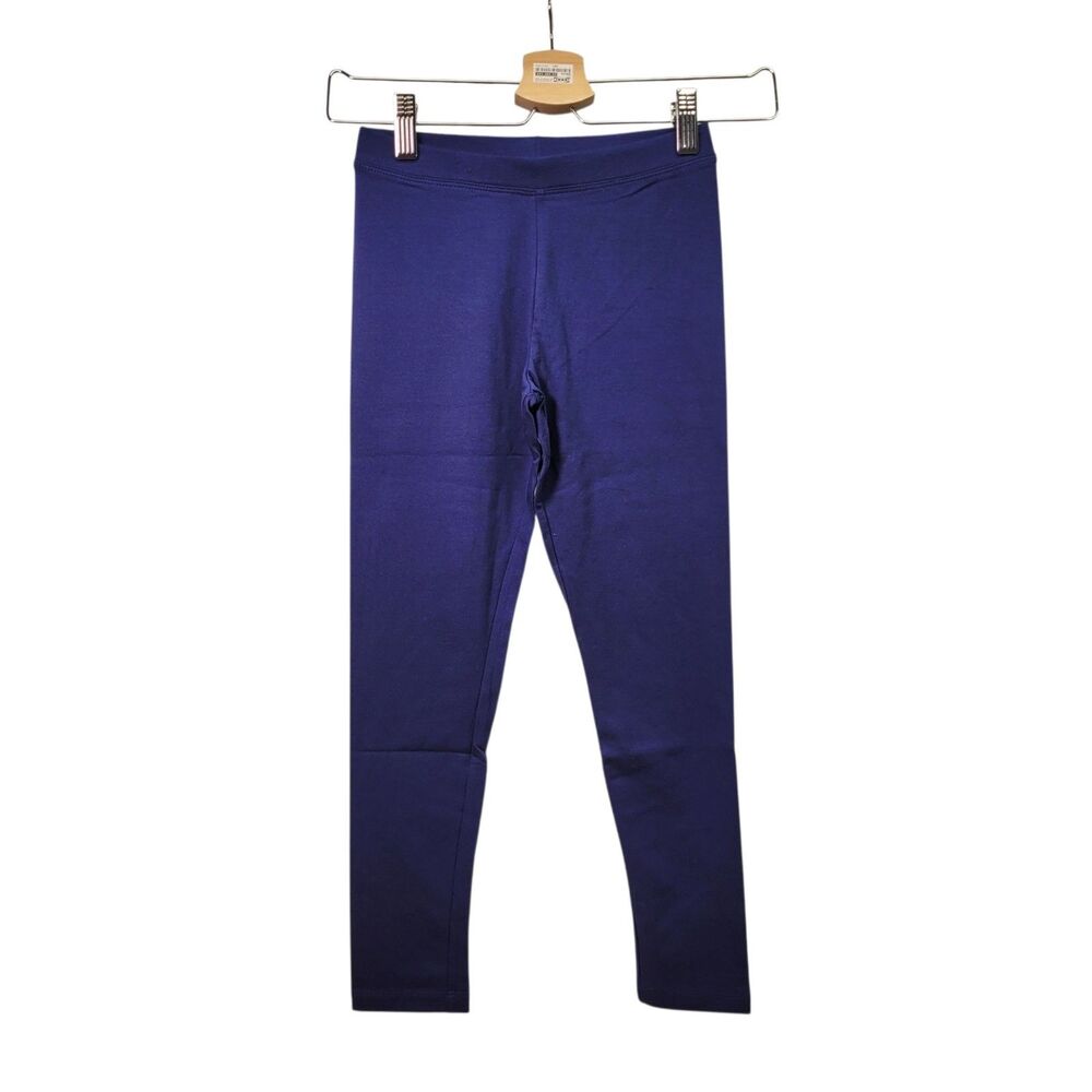 Spotted Zebra Girl’s Leggings Navy Blue Size Medium(8)